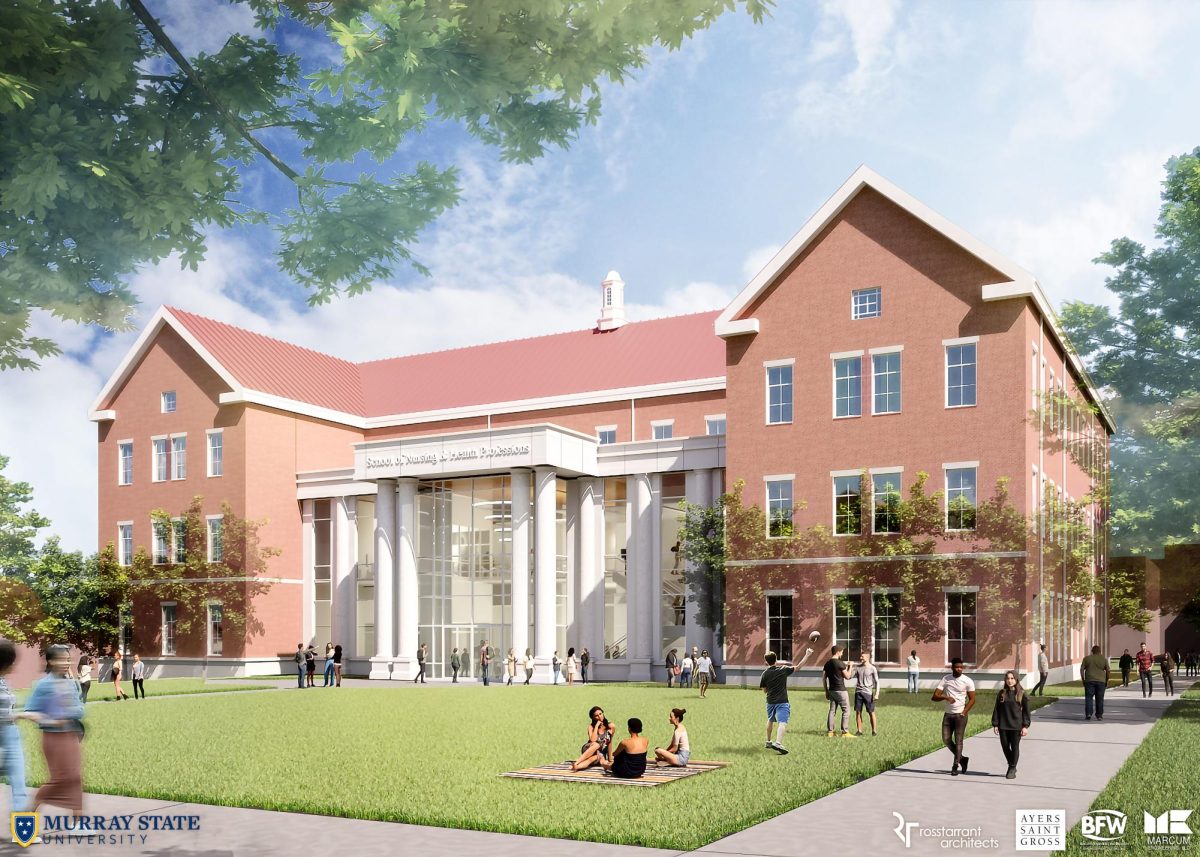 Rendering of the School of Nursing.