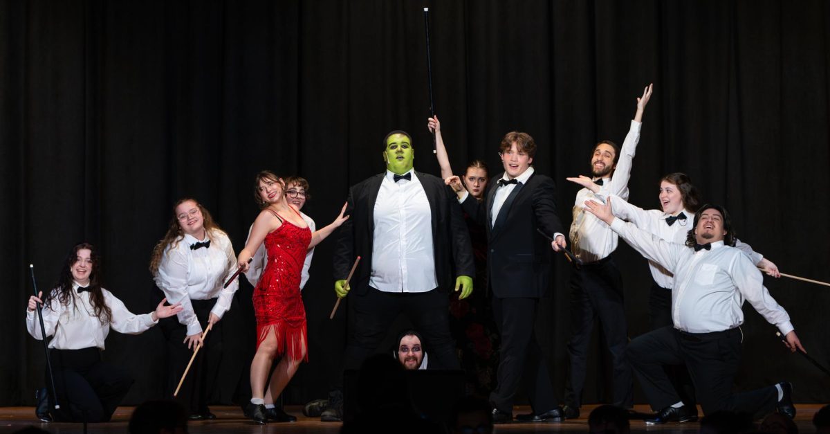 The cast of 'Young Frankenstein' preforming the second act. 