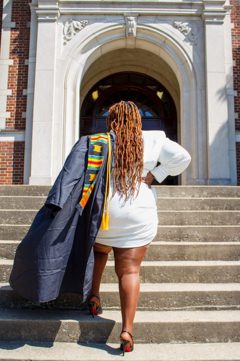 Murray State alumna Scottlynn Ballard wore her stole from the Office of Multicultural Initiatives when she graduated in May 2024.