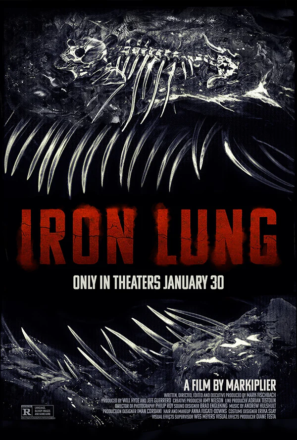 The poster for the indepent horror movie "Iron Lung."