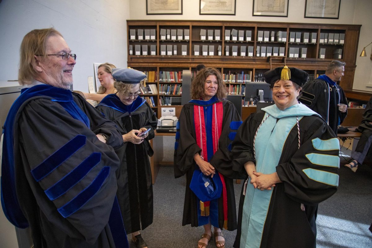 Foltz prepares for the Presidential Investiture.