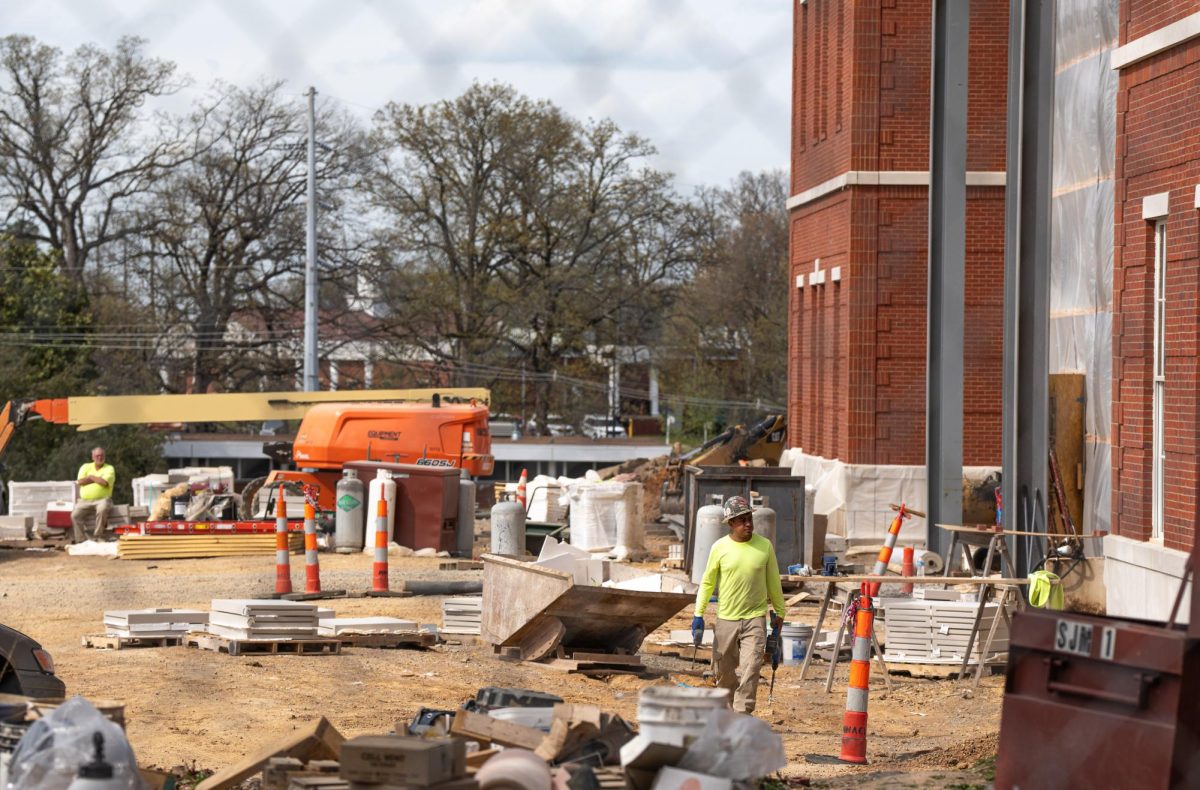 Construction of the Jackson Hall nursing Building is ongoing, with plans to open in fall of 2026. 